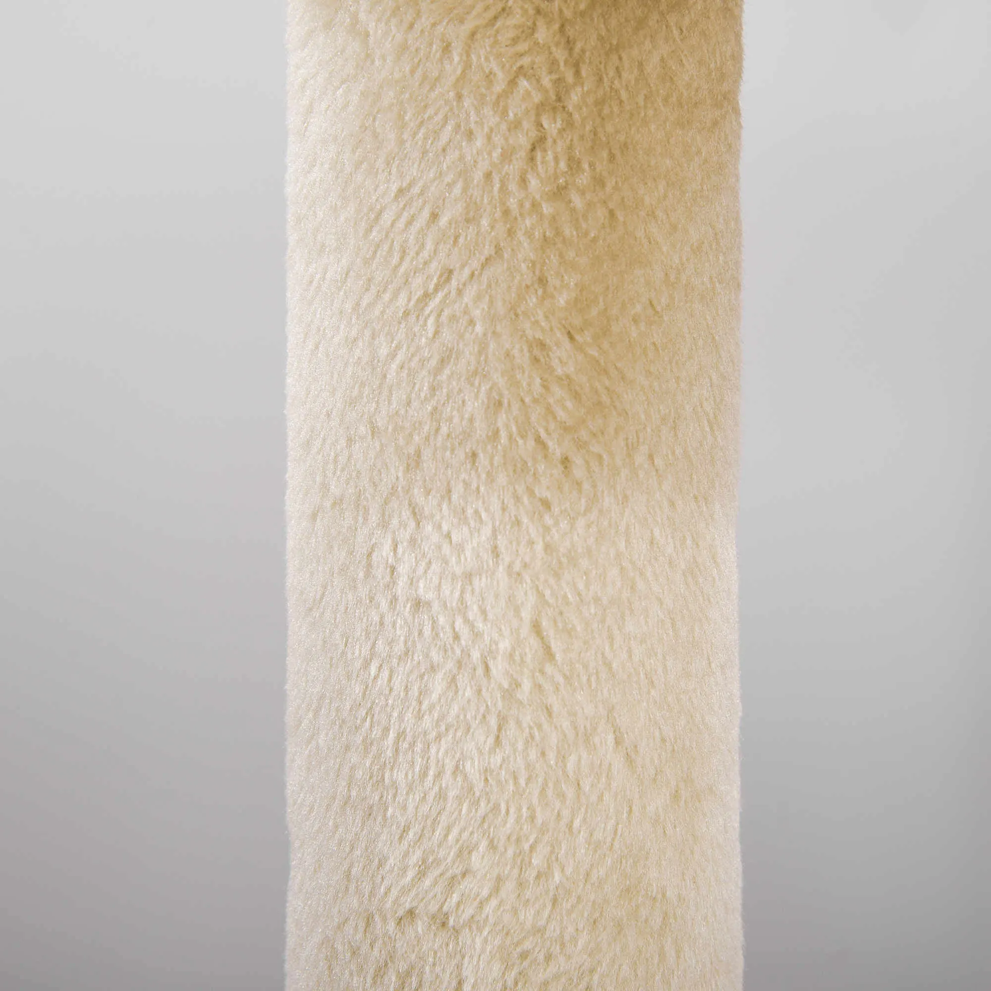 104 cm Cat Tree, Cat Condo Tree Tower, Cat Activity Centre with Scratching Posts, Plush Perch, Hanging Ball - Cream White