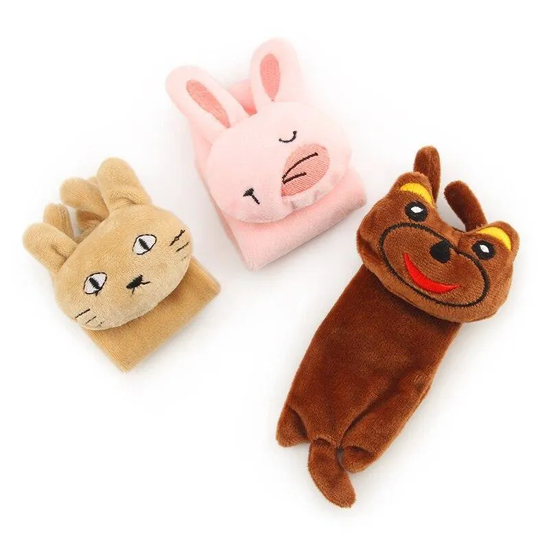 3Pc Cat Animal Squeak Sound Bear Toys