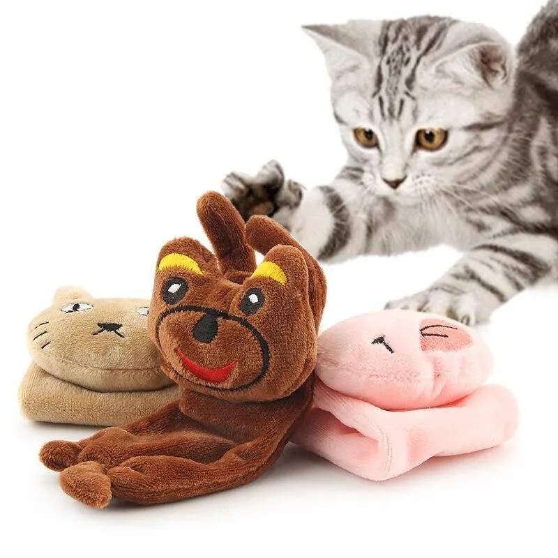 3Pc Cat Animal Squeak Sound Bear Toys