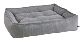 Bowsers Sterling Lounge Dog Bed - Stone Grey