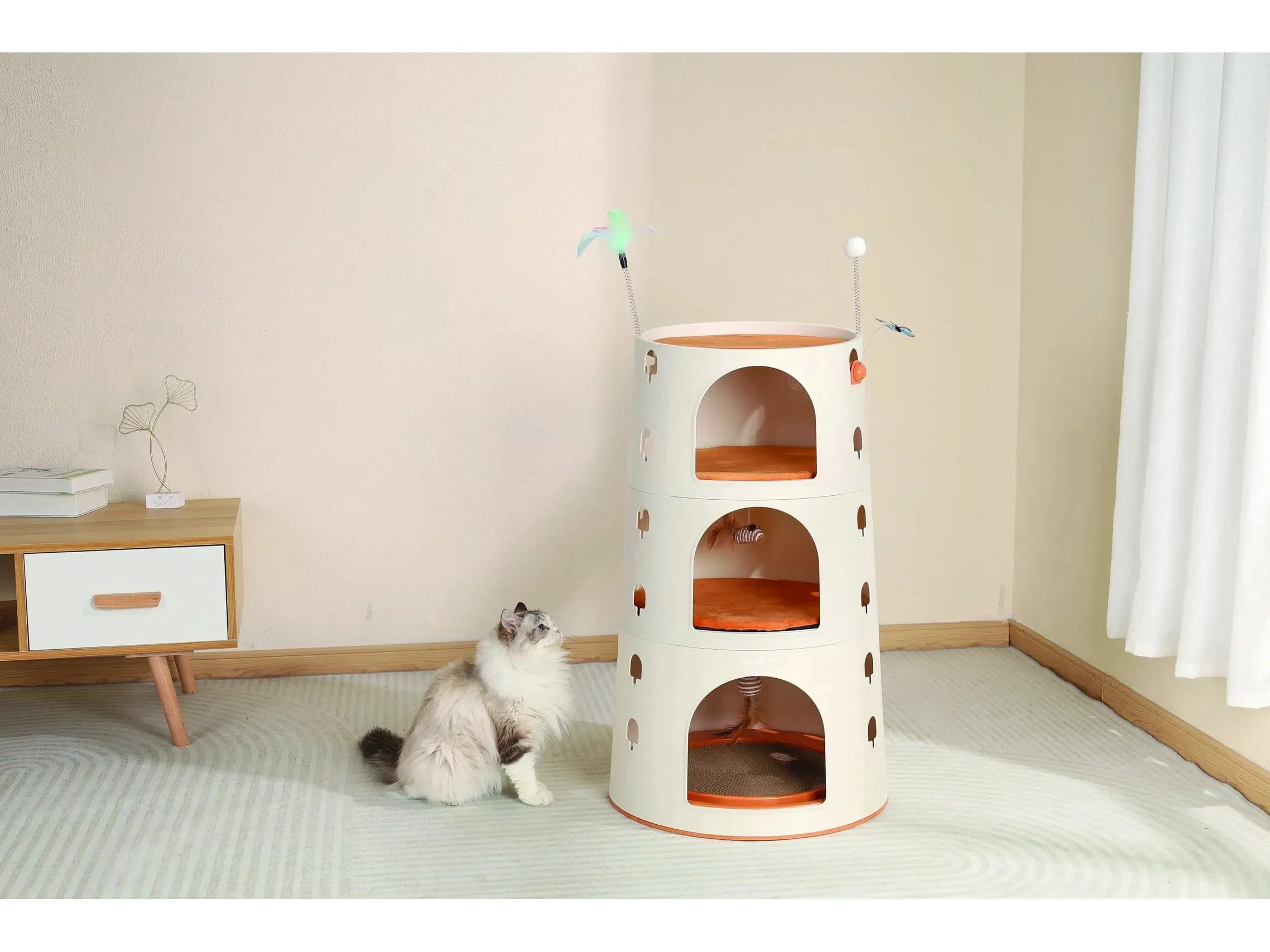 BURANA Eco Cat Tower Beige
