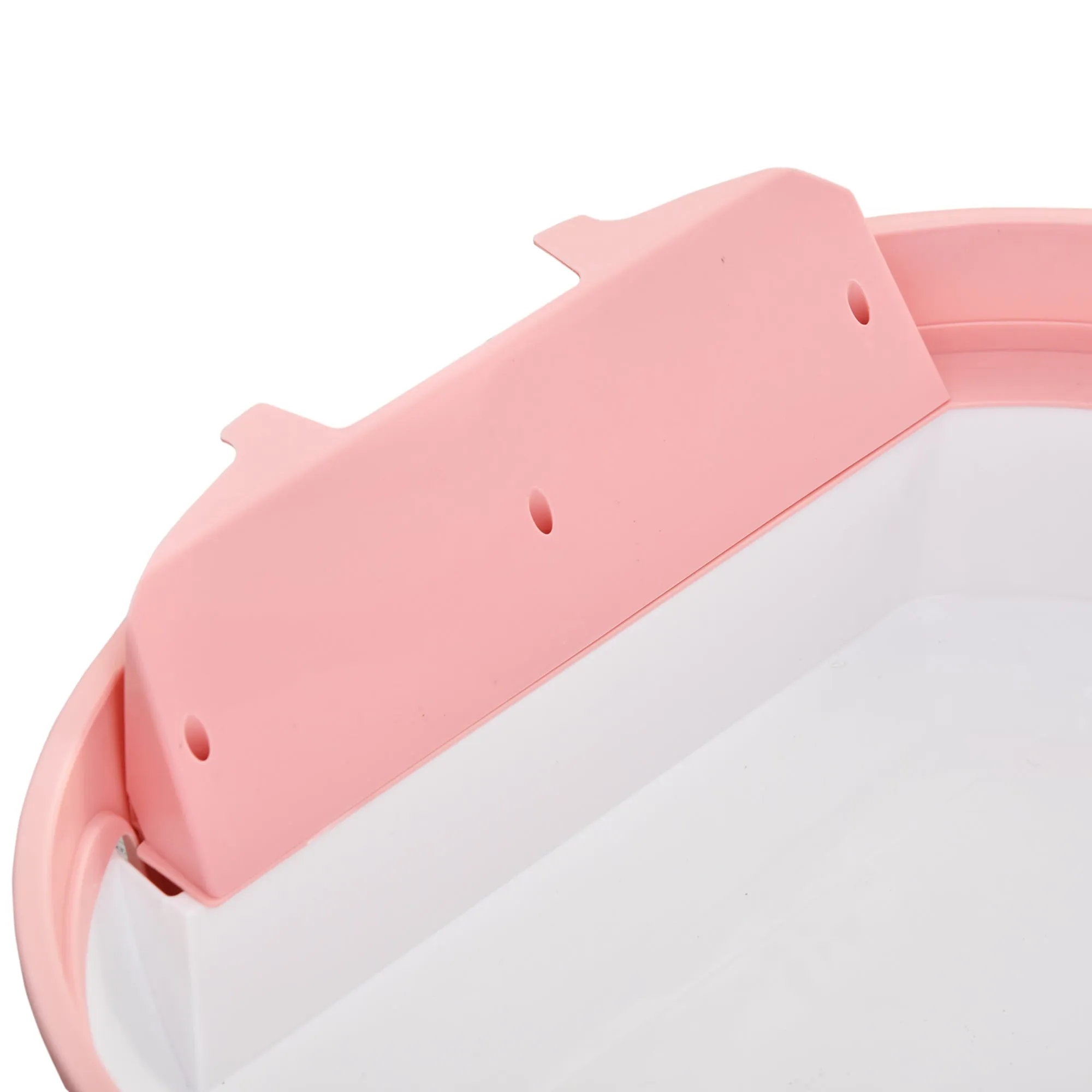 Closed Cat Litter Box with Removable Tray, 2 Entrances and Scoop, 47x55x44cm, Pink