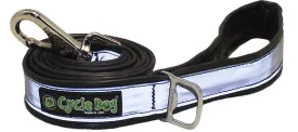 Cycle Dog Regular Max Reflective Earth-Friendly Dog Leash - Silver - 6' Feet