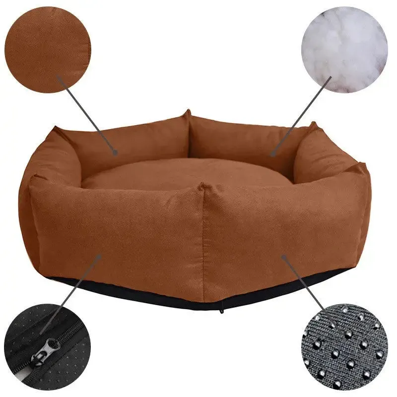 Dog Bed with Removable & Washable Cover
