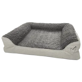 Gorpets | Orthopedic Drying Dog Bed | Grey Noodle
