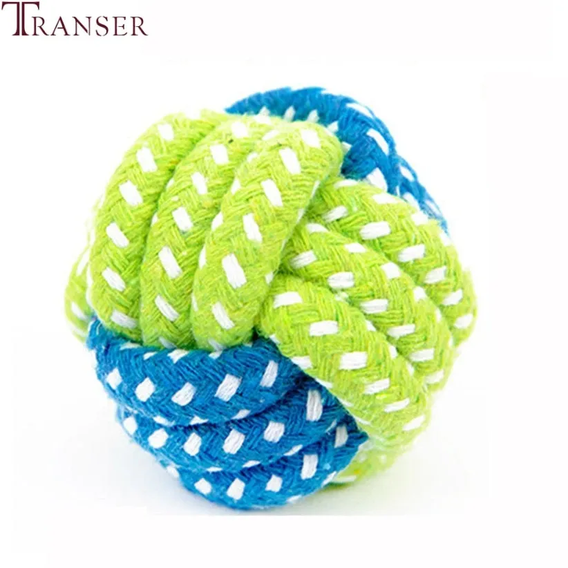 Green Rope Ball Toy for Large Small Dog Cat