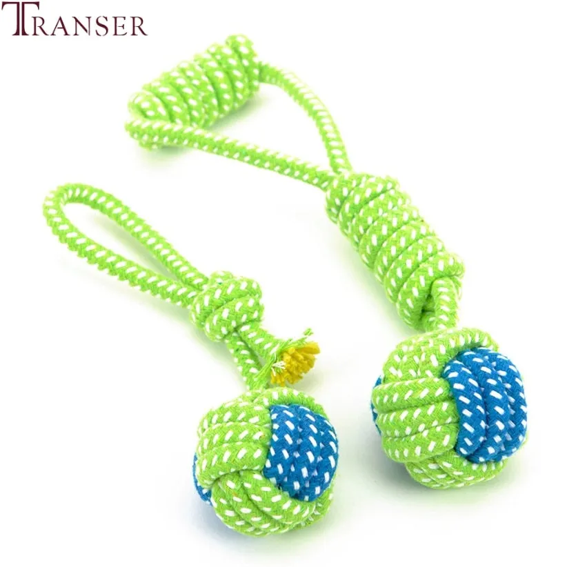 Green Rope Ball Toy for Large Small Dog Cat