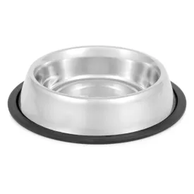 Jeffers No-Skid/No-Tip Stainless Steel Pet Bowls