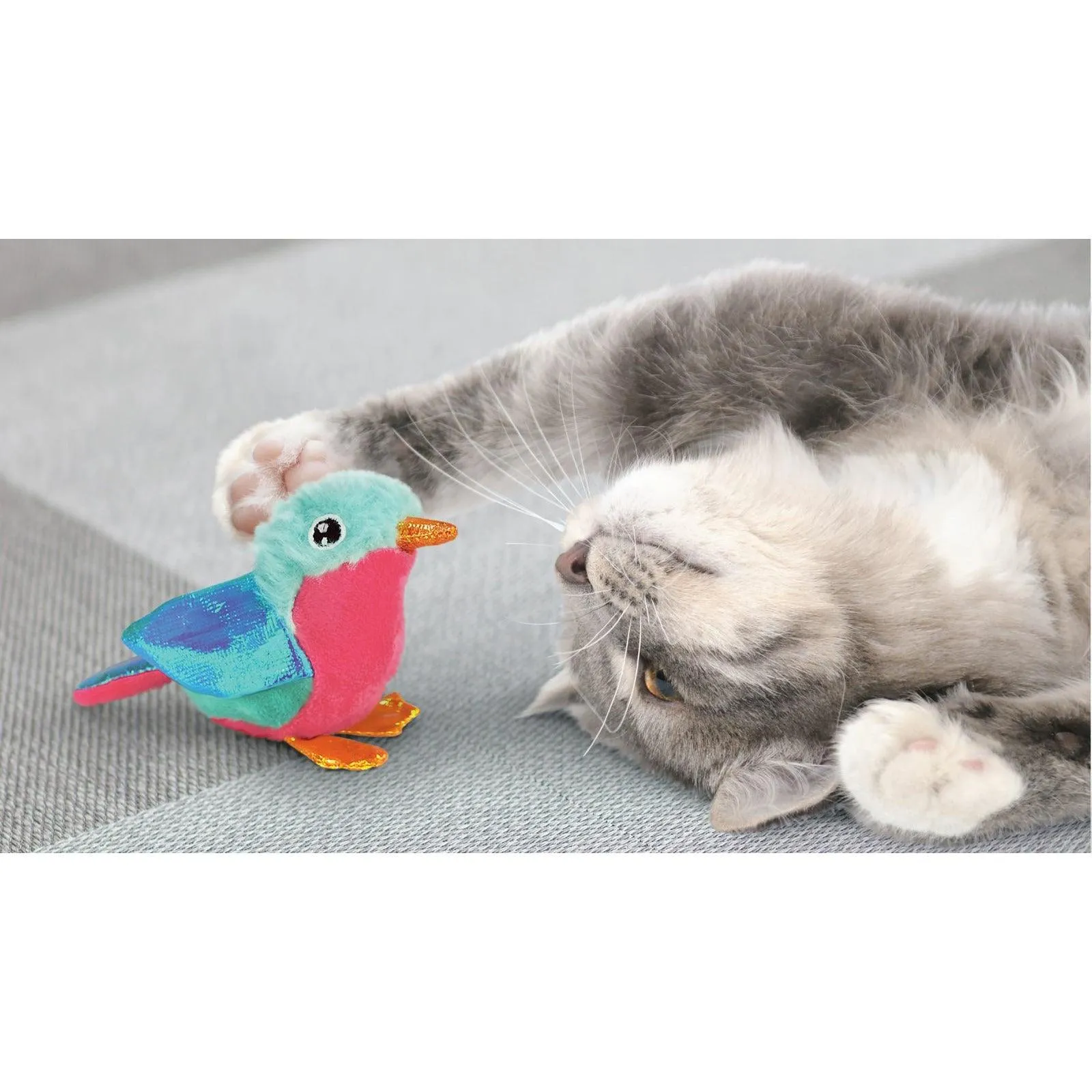Kong Cat Toy Crackle Tweetz Bird