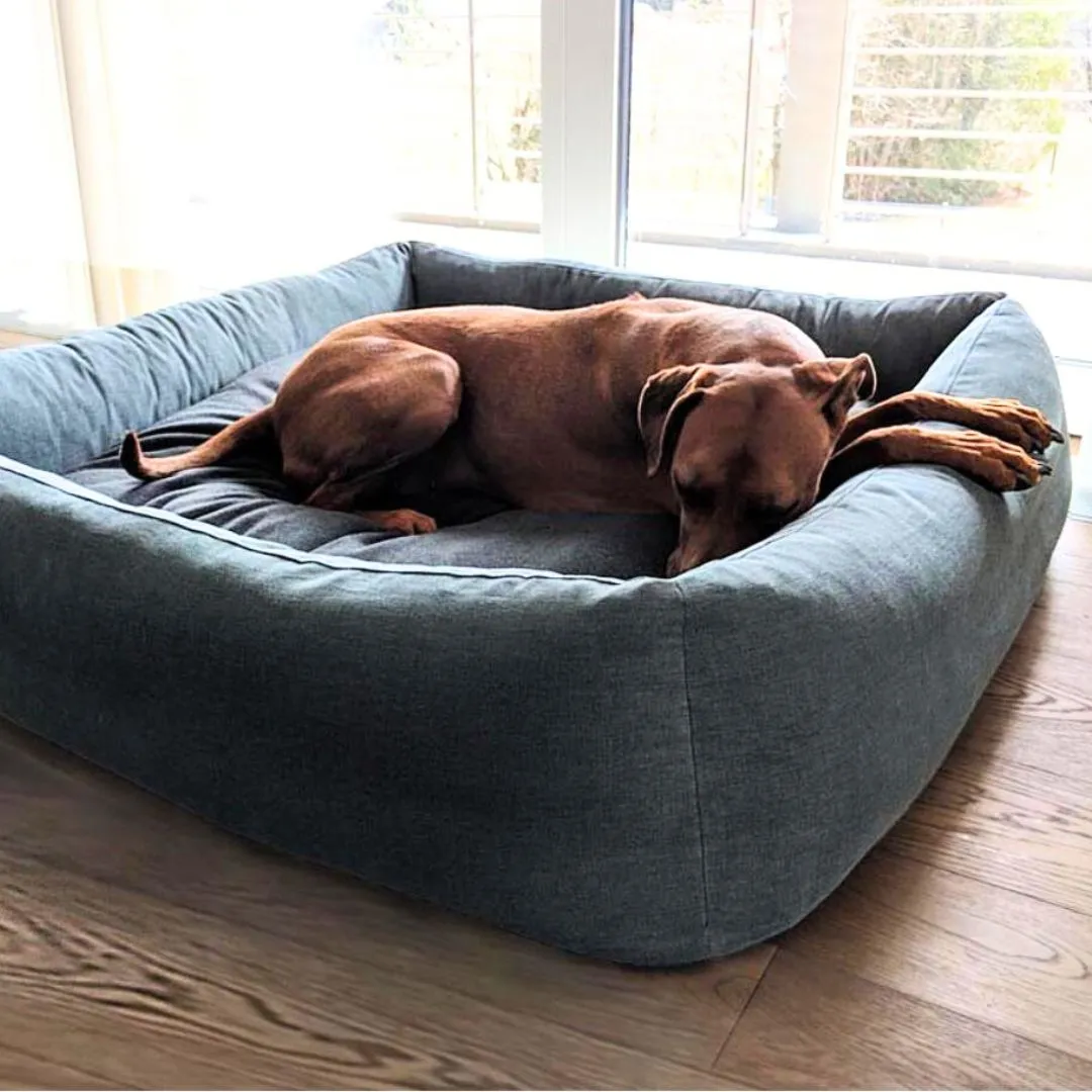 Luxury Boox Fabric Box Dog Bed