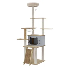 Pawz Wooden Multi-level Cat Tree Tower Large 160cm