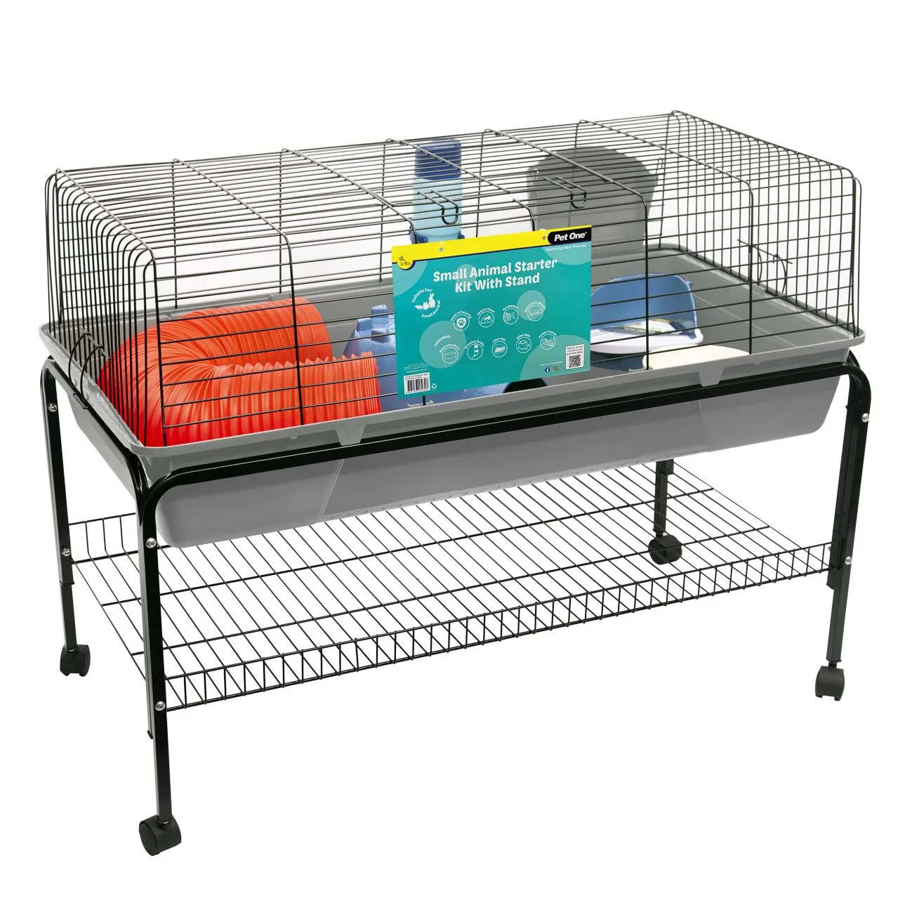 Pet One 2211 Small Animal Starter Kit With Stand
