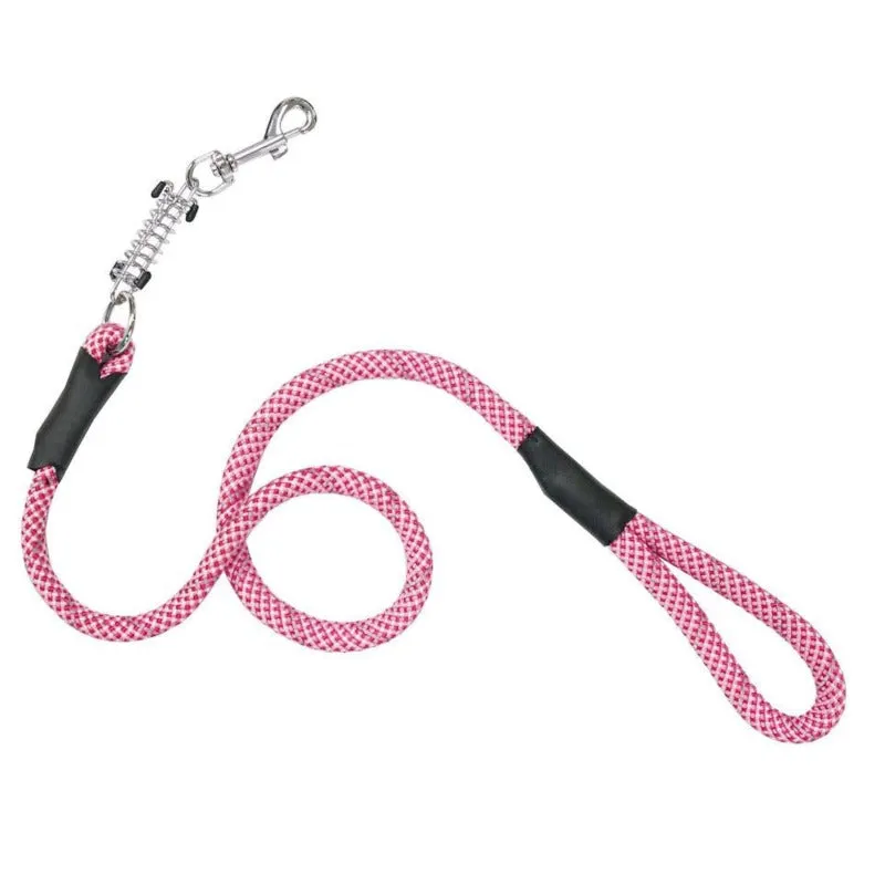 Petique, Reflective Dog Leash with Shock Absorber, Kandy kane