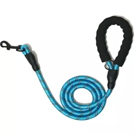 Strong Dog Leash with Comfortable Padded Handle and Highly Reflective Threads for Small Medium and Large Dogs