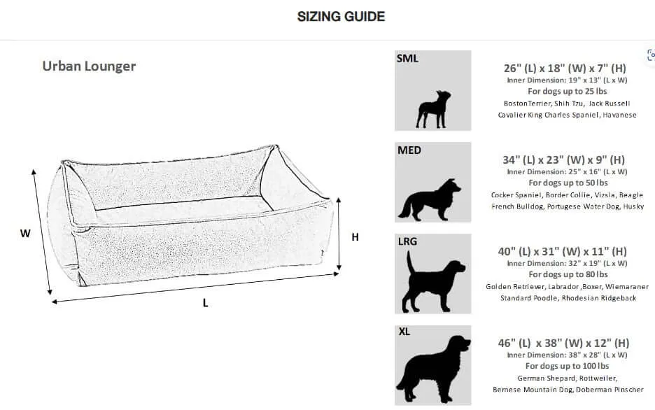 Urban Lounger Dog Bed