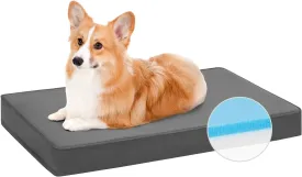 Veehoo Memory Foam Dog Bed for Medium Dogs - Waterproof Dog Bed with Washable Cover and Non-slip Bottom