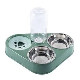 WagYard 3 In 1 Pet Food Bowl Tray