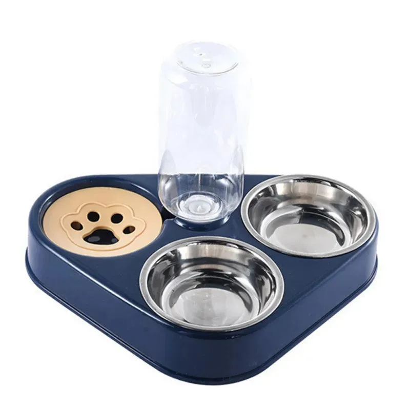 WagYard 3 In 1 Pet Food Bowl Tray