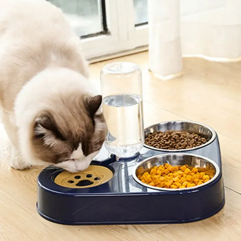 WagYard 3 In 1 Pet Food Bowl Tray