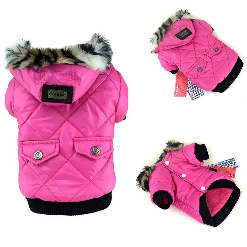 Winter Dog Coat with Hood - Waterproof