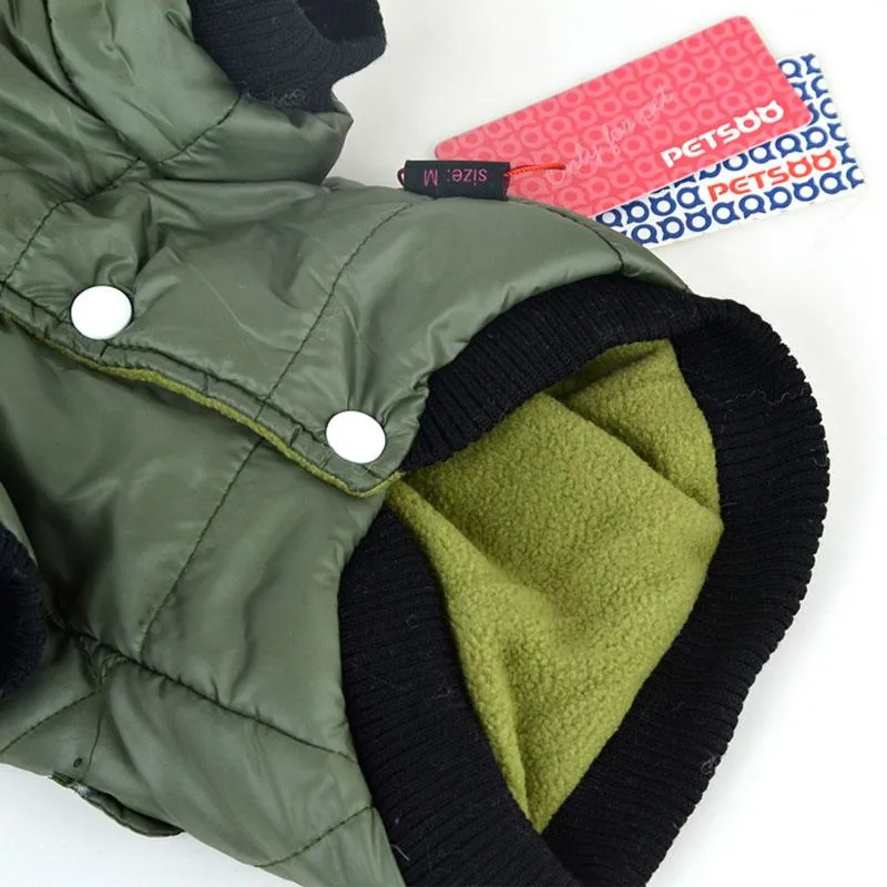 Winter Dog Coat with Hood - Waterproof
