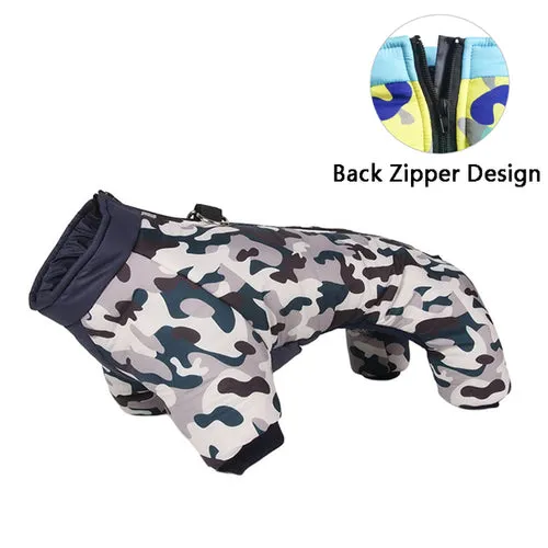 Winter Warm Thicken Pet Dog Jacket Waterproof Dog Clothes For Small