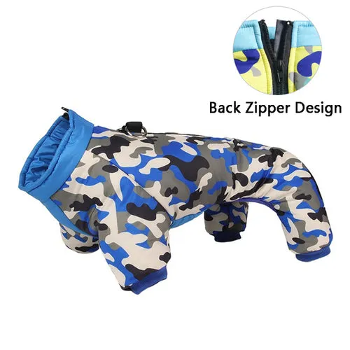 Winter Warm Thicken Pet Dog Jacket Waterproof Dog Clothes For Small
